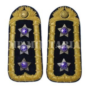 PAR DE PLATINAS DE GALA DE CAPITÃO DO EXÉRCITO BRASILEIRO – ANOS 70