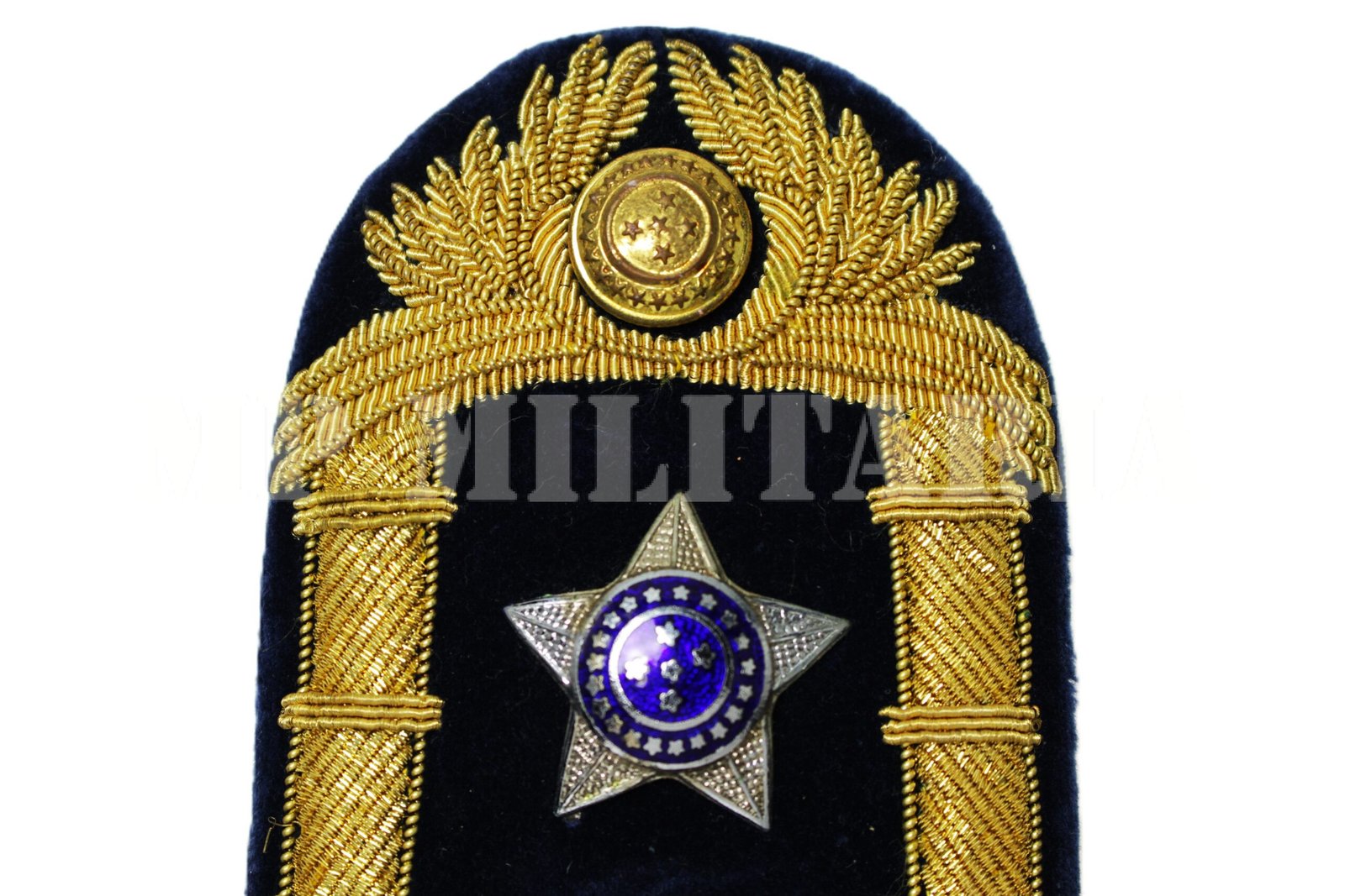 PAR DE PLATINAS DE GALA DE CAPITÃO DO EXÉRCITO BRASILEIRO – ANOS 70 - Imagem 3