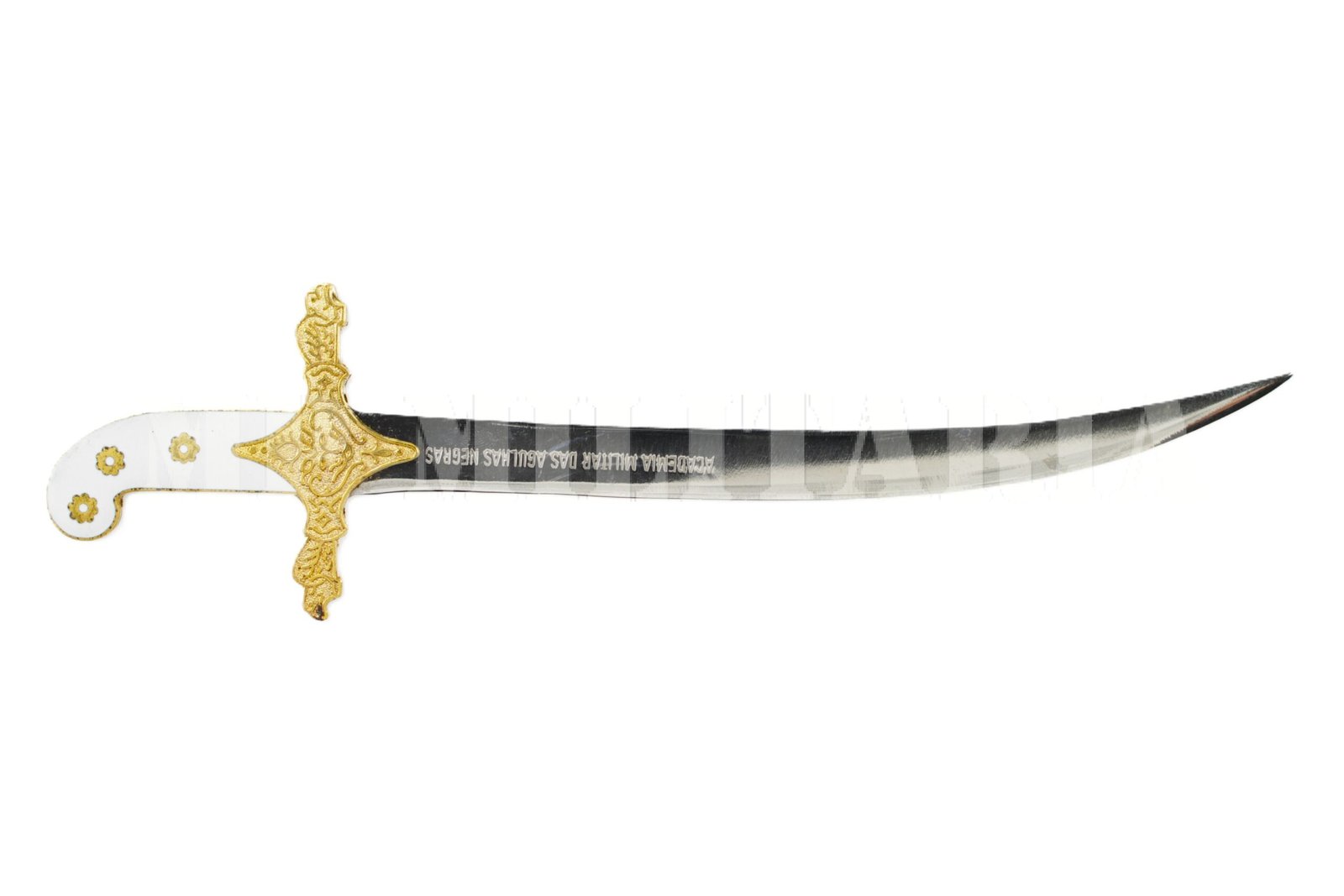 ABRIDOR DE CARTAS ESPADIM DA AMAN ACADEMIA MILITAR DAS AGULHAS NEGRAS - Imagem 2