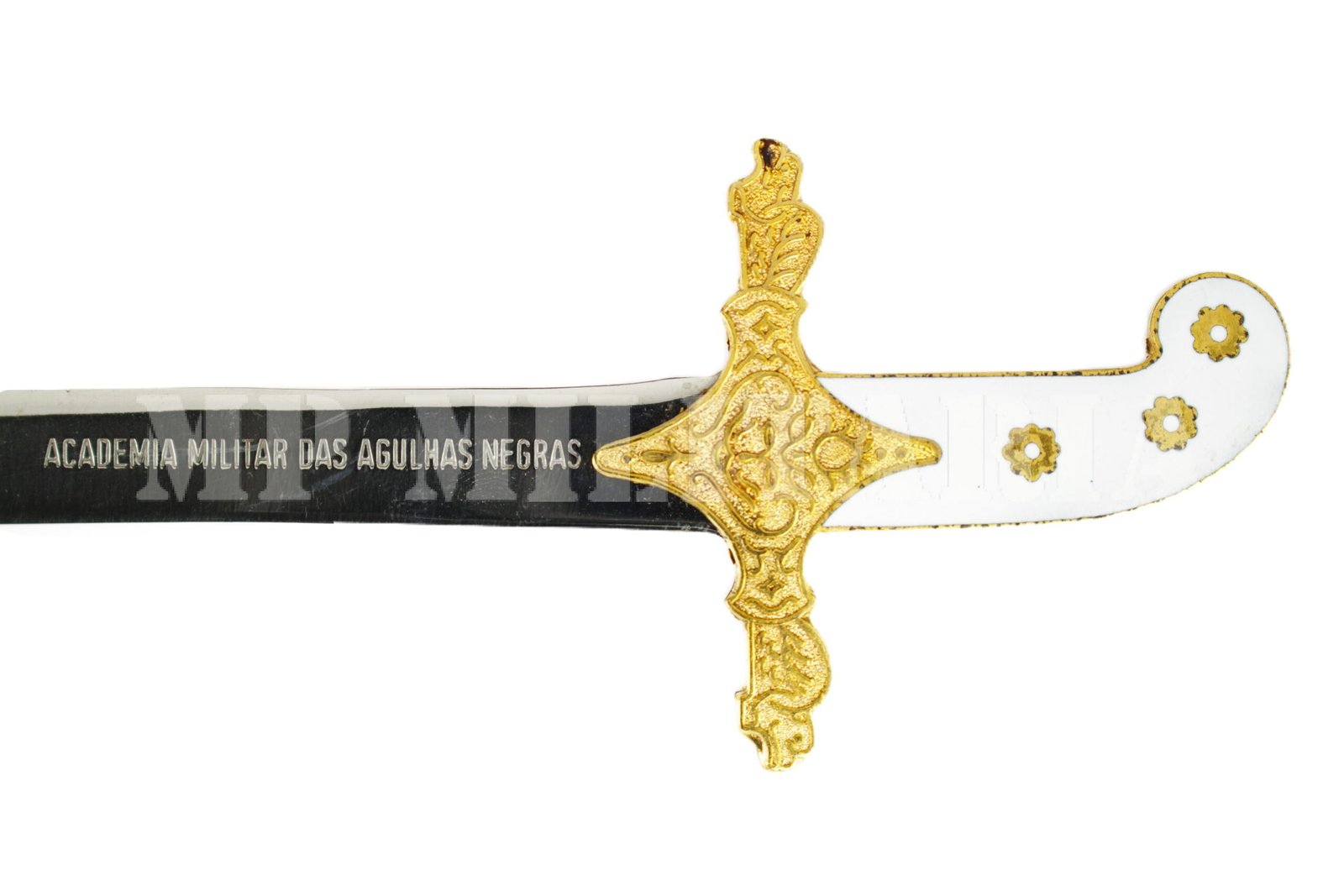 ABRIDOR DE CARTAS ESPADIM DA AMAN ACADEMIA MILITAR DAS AGULHAS NEGRAS - Imagem 3