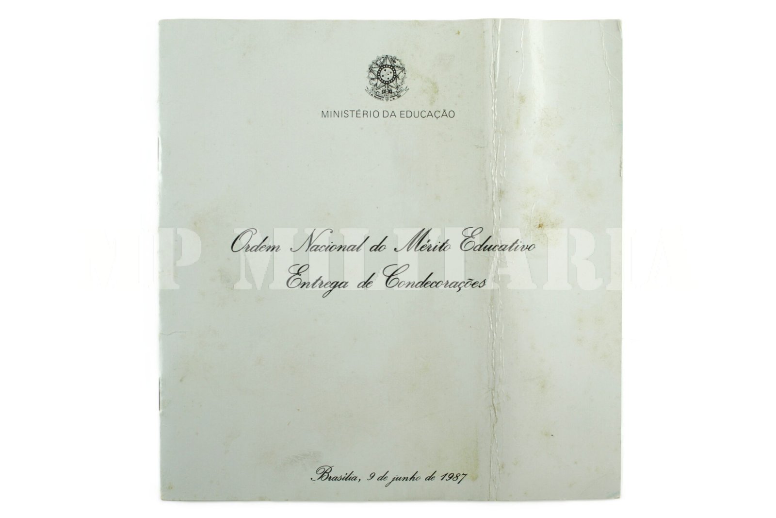 OPÚSCULO DA ORDEM DO MÉRITO EDUCATIVO – 1987
