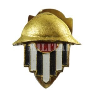 RARO PIN CAPACETE SOBRE LISTAS PAULISTAS – REVOLUÇÃO DE 1932