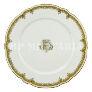 PRATO DE PORCELANA COM MONOGRAMA DO MARECHAL OSÓRIO • MARQUES DO ERVAL
