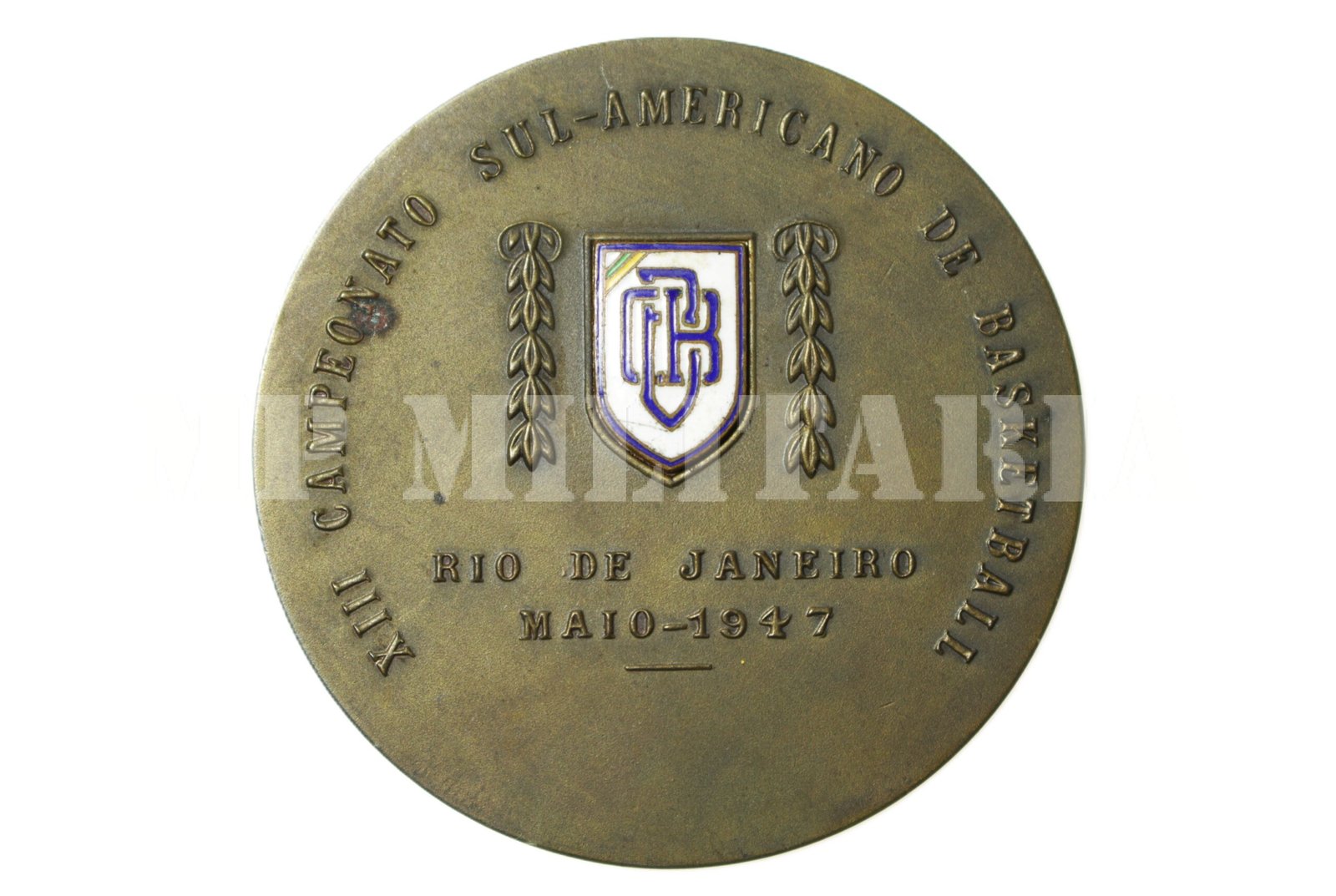 LOTE DE MEDALHAS DE ESPORTE, BASQUETEBOL – ANOS 30 / 40 - Imagem 5
