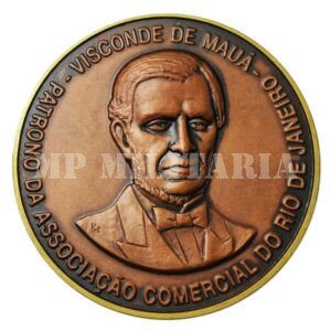 MEDALHA DO VISCONDE DE MAUÁ DA ASSOCIAÇÃO COMERCIAL DO RIO DE JANEIRO