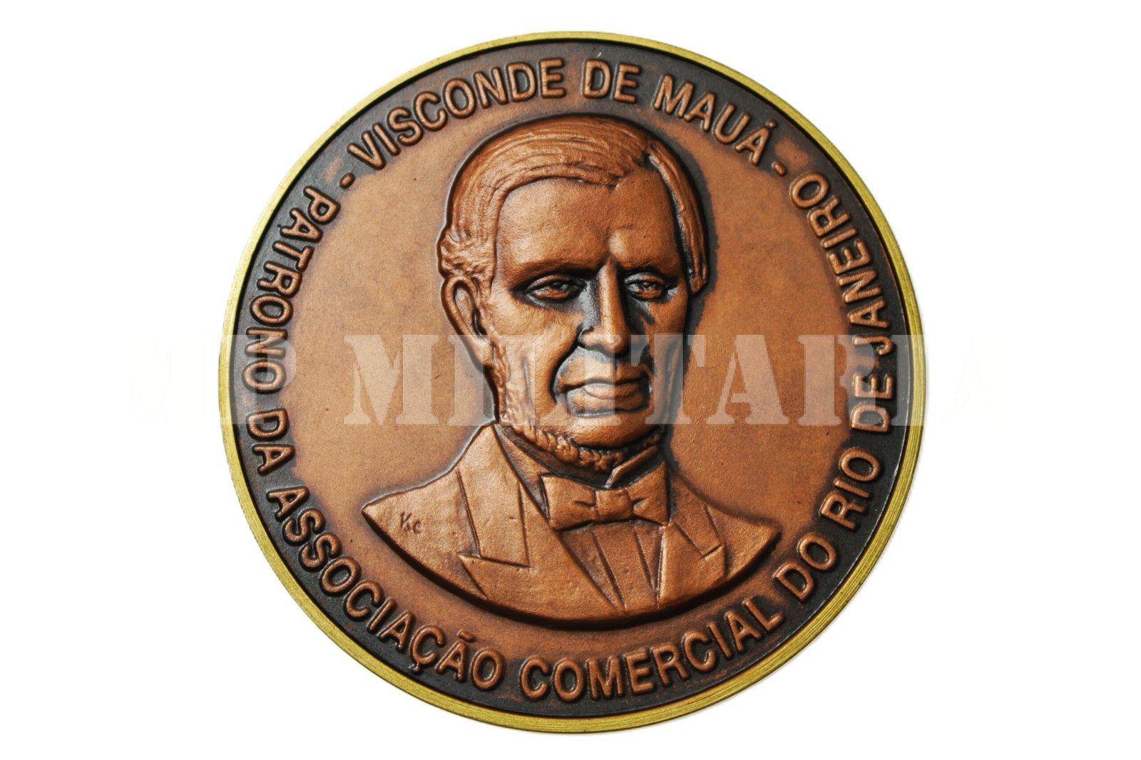 MEDALHA DO VISCONDE DE MAUÁ DA ASSOCIAÇÃO COMERCIAL DO RIO DE JANEIRO