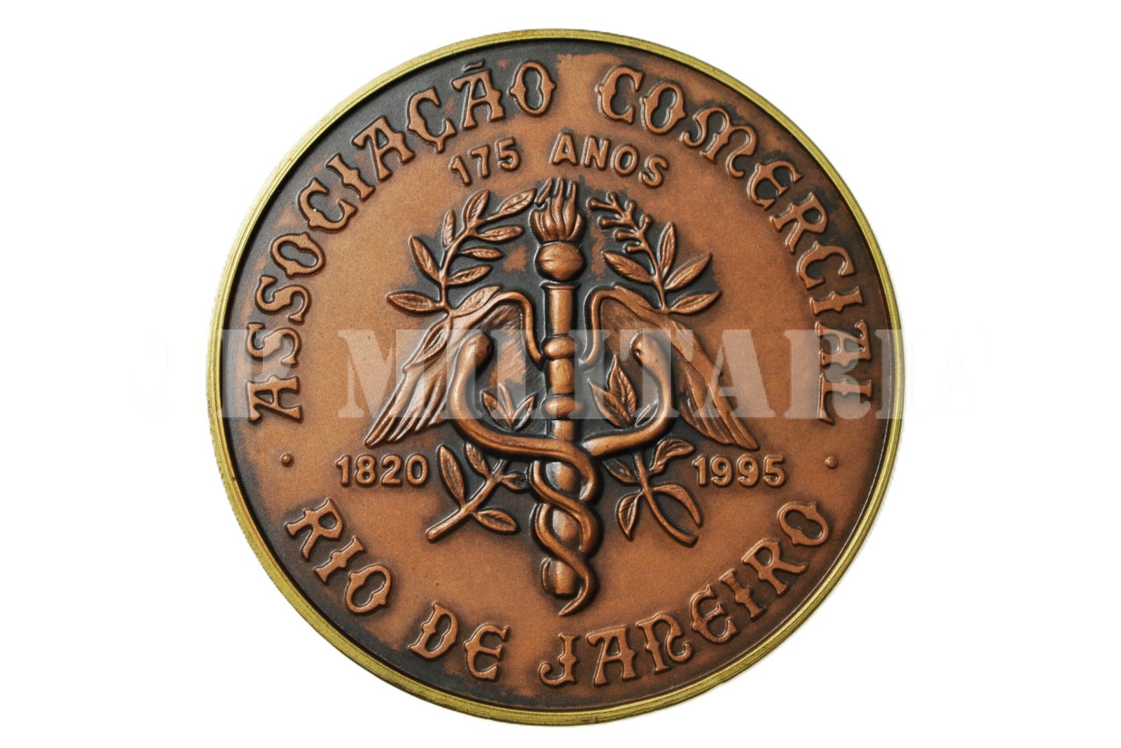 MEDALHA DO VISCONDE DE MAUÁ DA ASSOCIAÇÃO COMERCIAL DO RIO DE JANEIRO - Imagem 2