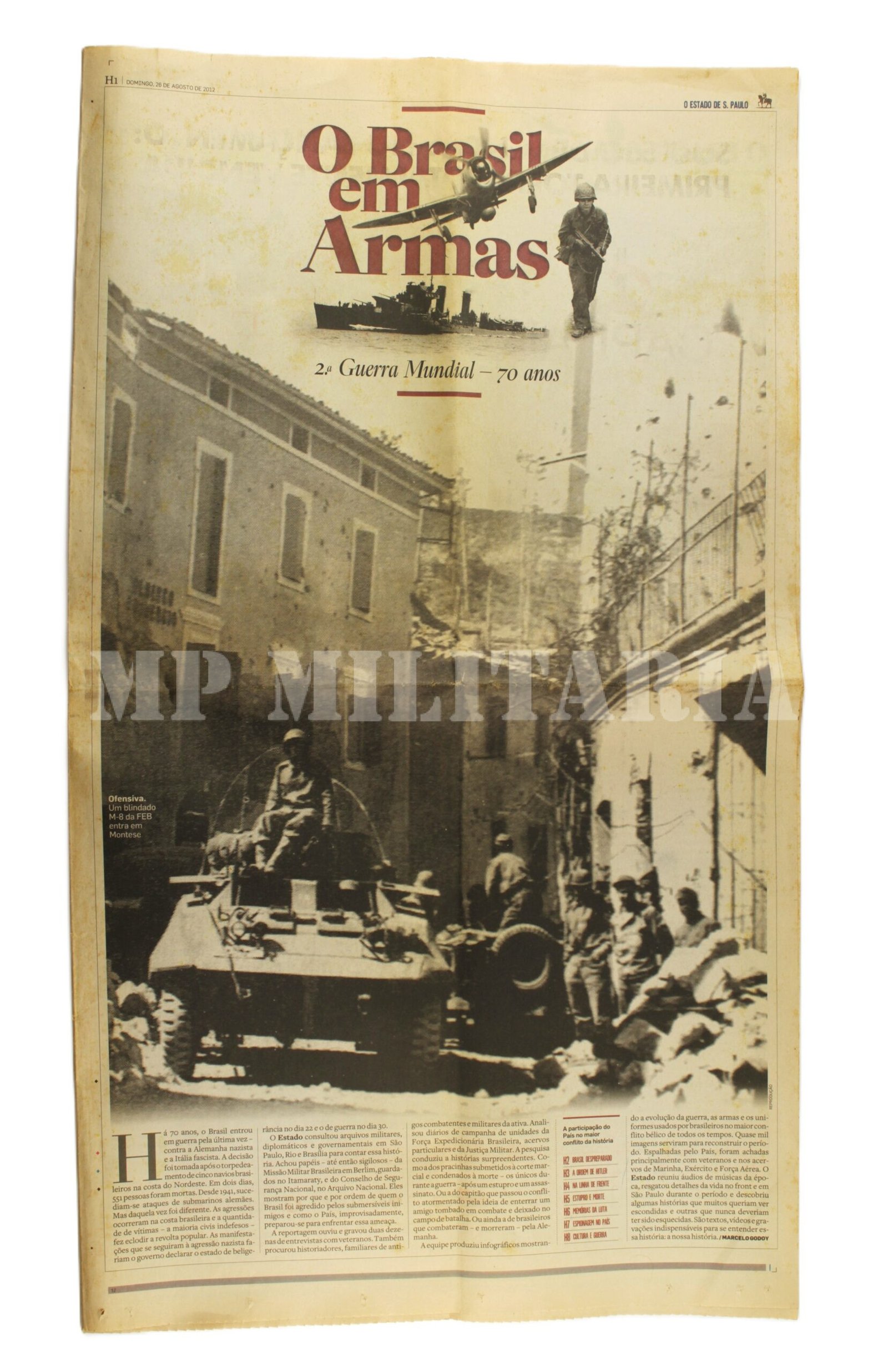 JORNAL O ESTADO DE SÃO PAULO • FEB – 70 ANOS DA 2ª GUERRA MUNDIAL - Imagem 2