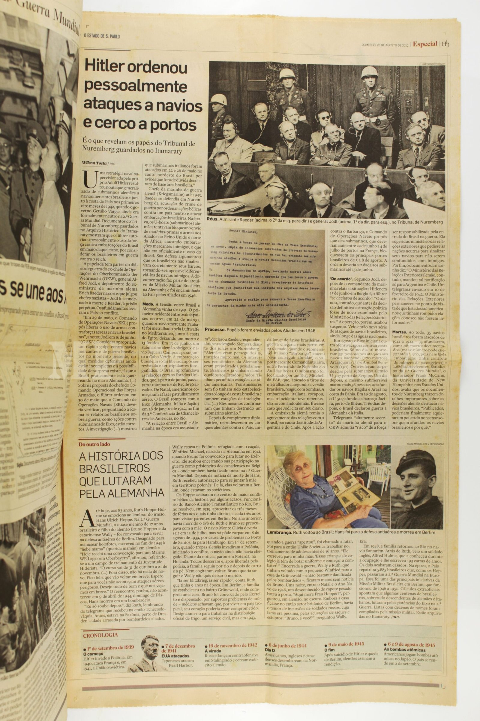 JORNAL O ESTADO DE SÃO PAULO • FEB – 70 ANOS DA 2ª GUERRA MUNDIAL - Imagem 3
