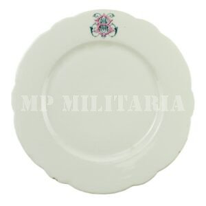 PRATO DE PORCELANA COM MONOGRAMA DA ARISTOCRACIA IMPÉRIO BRASILEIRO – BARÃO