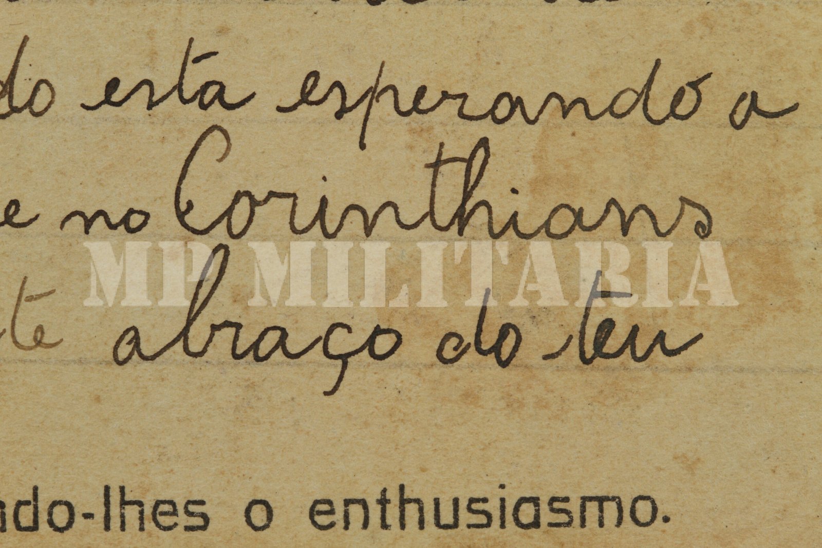 CARTÃO POSTAL DO CORREIO MILITAR VOLUNTÁRIO • COLORIDO • CIRCULADO – REVOLUÇÃO DE 1932 - Imagem 3