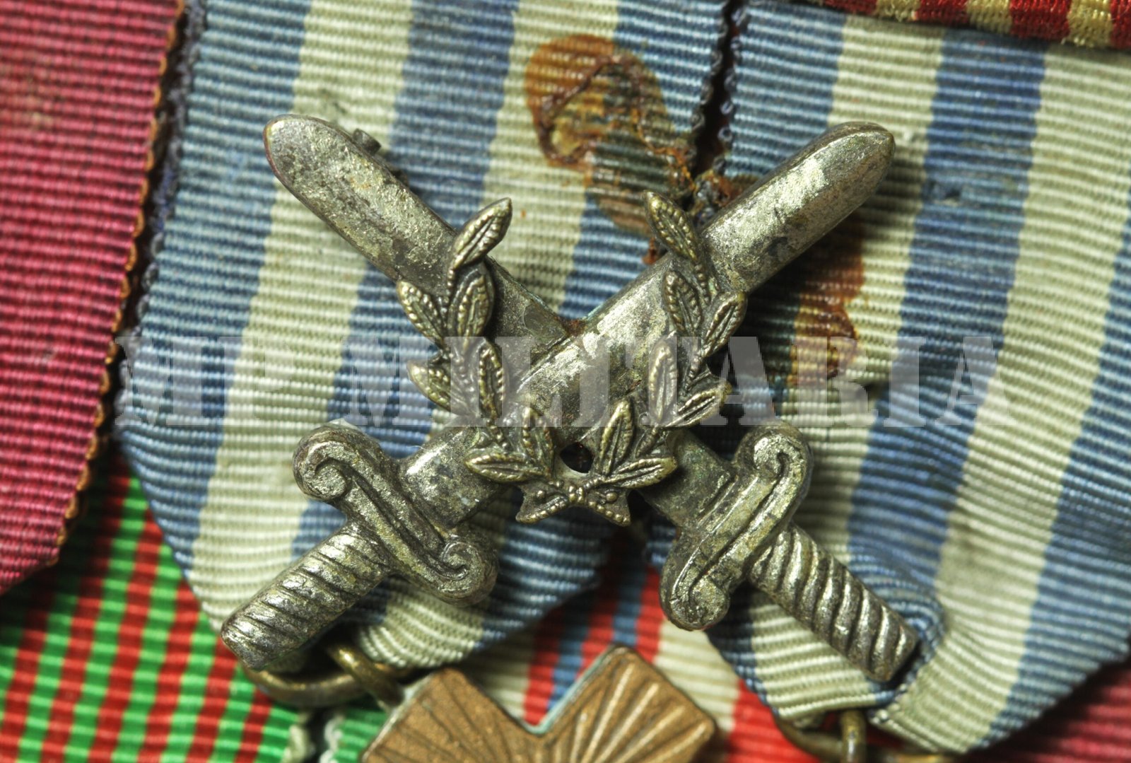 BARRETE DE MEDALHAS DE VOLUNTÁRIO ITALIANO - II GUERRA MUNDIAL - Imagem 9