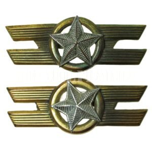 PAR DE INSÍGNIA DE 1º TENENTE DA FORÇA AÉREA BRASILEIRA – FAB – II GUERRA
