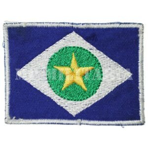 PATCH DA BANDEIRA DO ESTADO DA POLÍCIA MILITAR DO MATO GROSSO