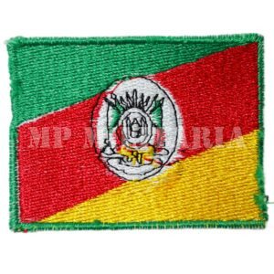 PATCH DA BANDEIRA DO ESTADO DA BRIGADA MILITAR DO RIO GRANDE DO SUL