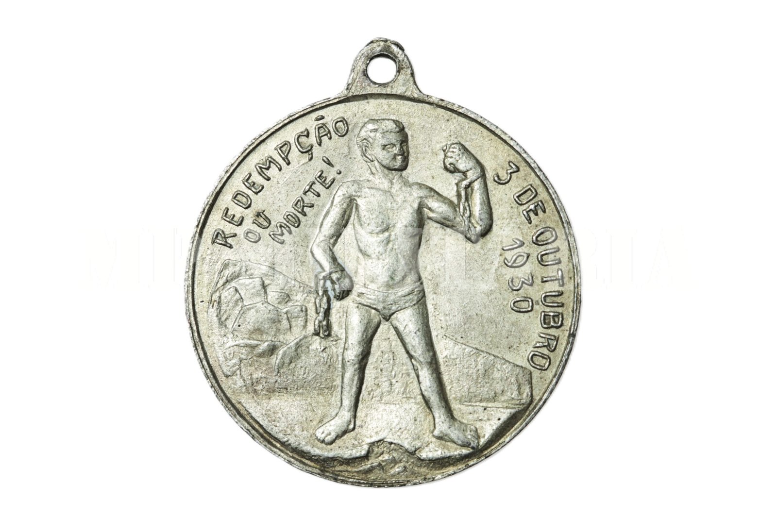 MEDALHA DA REVOLUÇÃO DE 1930 RIO GRANDE DO SUL DE PÉ PELO BRASIL - Imagem 2