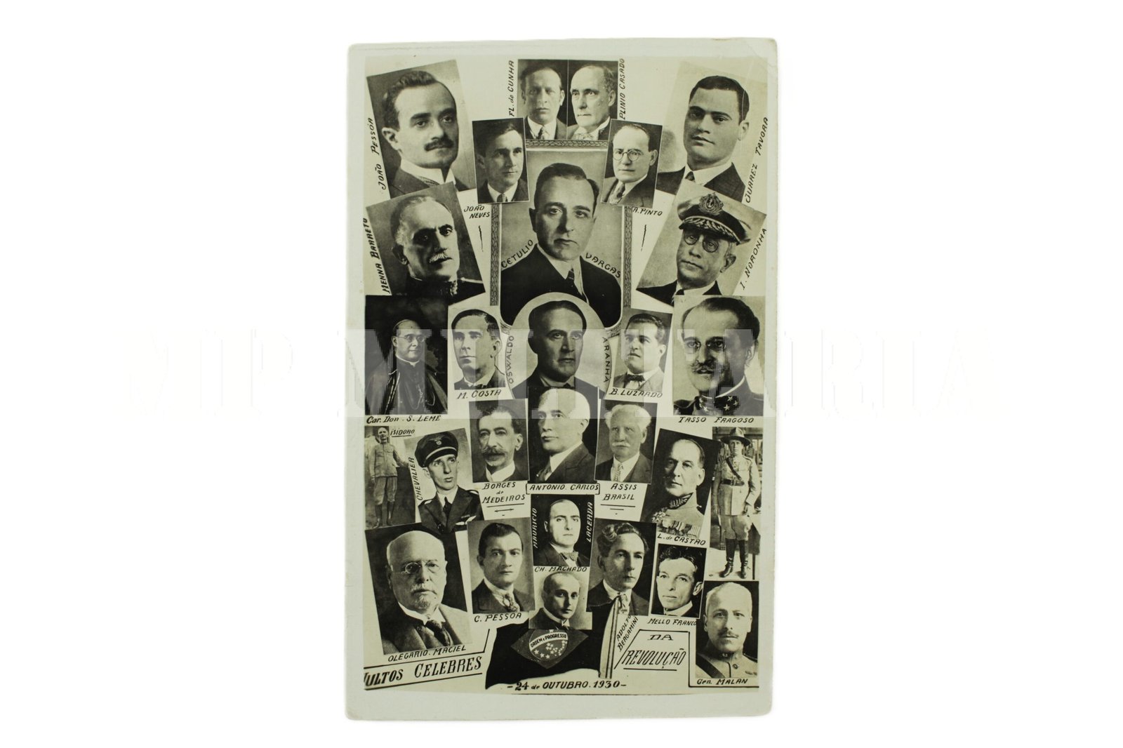RARO POSTAL DA REVOLUÇÃO DE 1930