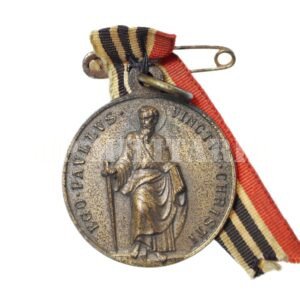 MEDALHA DO XIX CENTENÁRIO DA CONVERSÃO DE SÃO PAULO, REUTILIZANDO CUNHO DA REVOLUÇÃO DE 1932