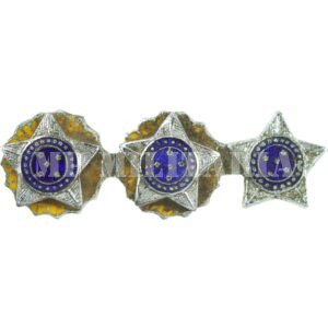 INSÍGNIA DE COLARINHO DE TENENTE CORONEL DO EXÉRCITO BRASILEIRO – ANOS 60 / 70