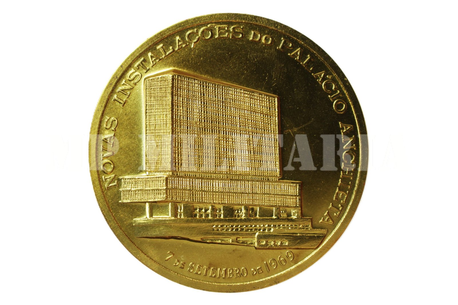 MEDALHA NOVAS INSTALAÇÕES DA CÂMARA DE VEREADORES DE SÃO PAULA – 1969