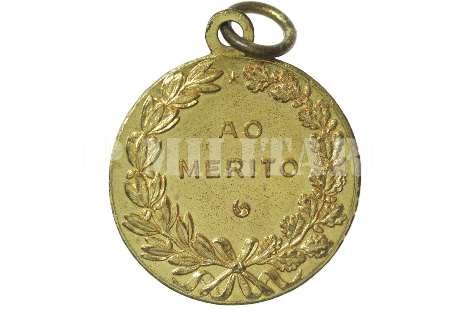 ANTIGA MEDALHA AO MÉRITO DA ACADEMIA DO BARRO BRANCO – FORÇA PÚBLICA DE SÃO PAULO - Imagem 2