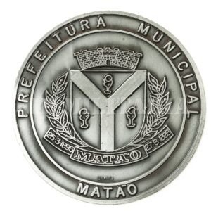 MEDALHA DE HOMENAGEM DA PREFEITURA DE MATÃO AO COMANDANTE GERAL DA POLÍCIA MILITAR DE SÃO PAULO – 1983