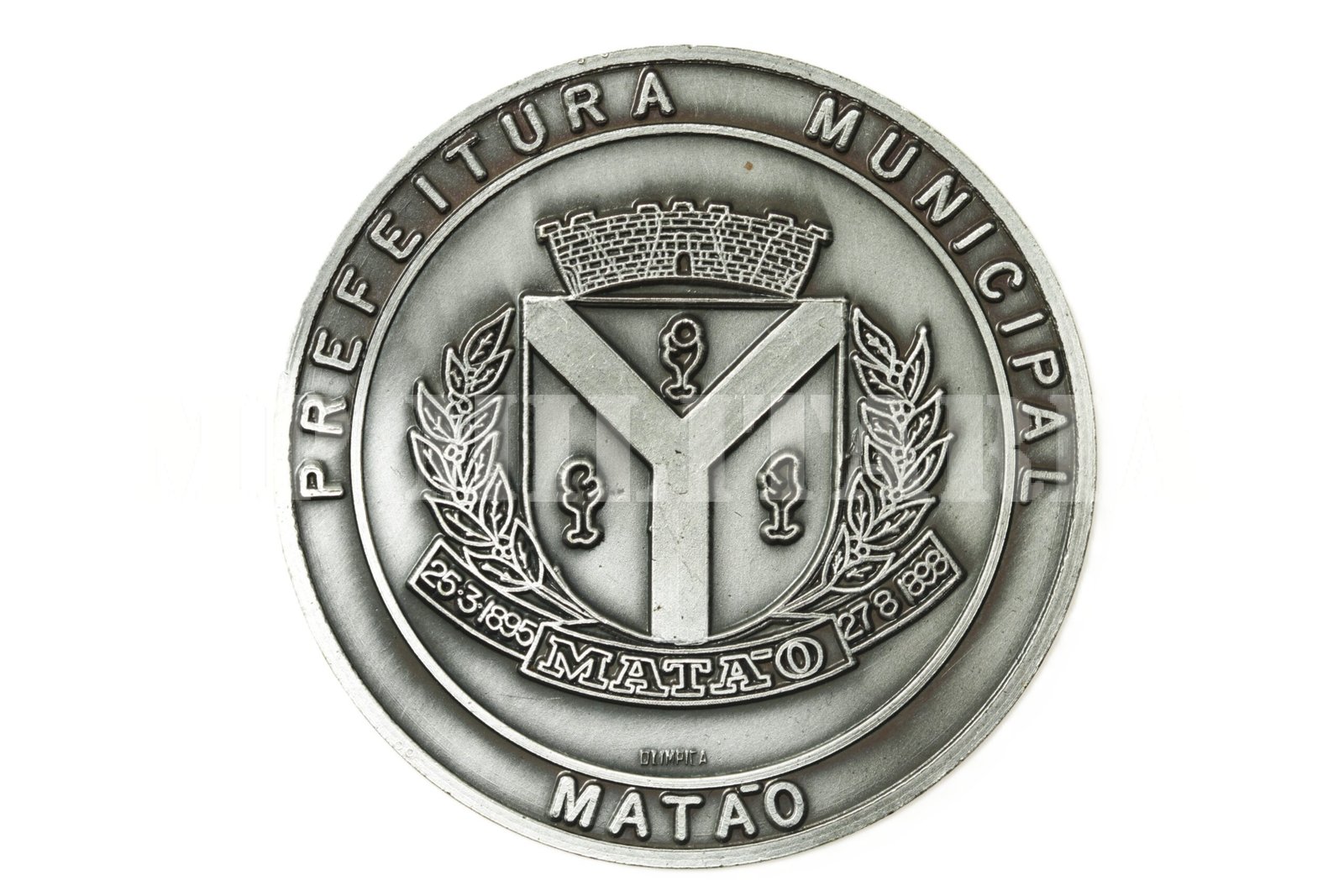MEDALHA DE HOMENAGEM DA PREFEITURA DE MATÃO AO COMANDANTE GERAL DA POLÍCIA MILITAR DE SÃO PAULO – 1983