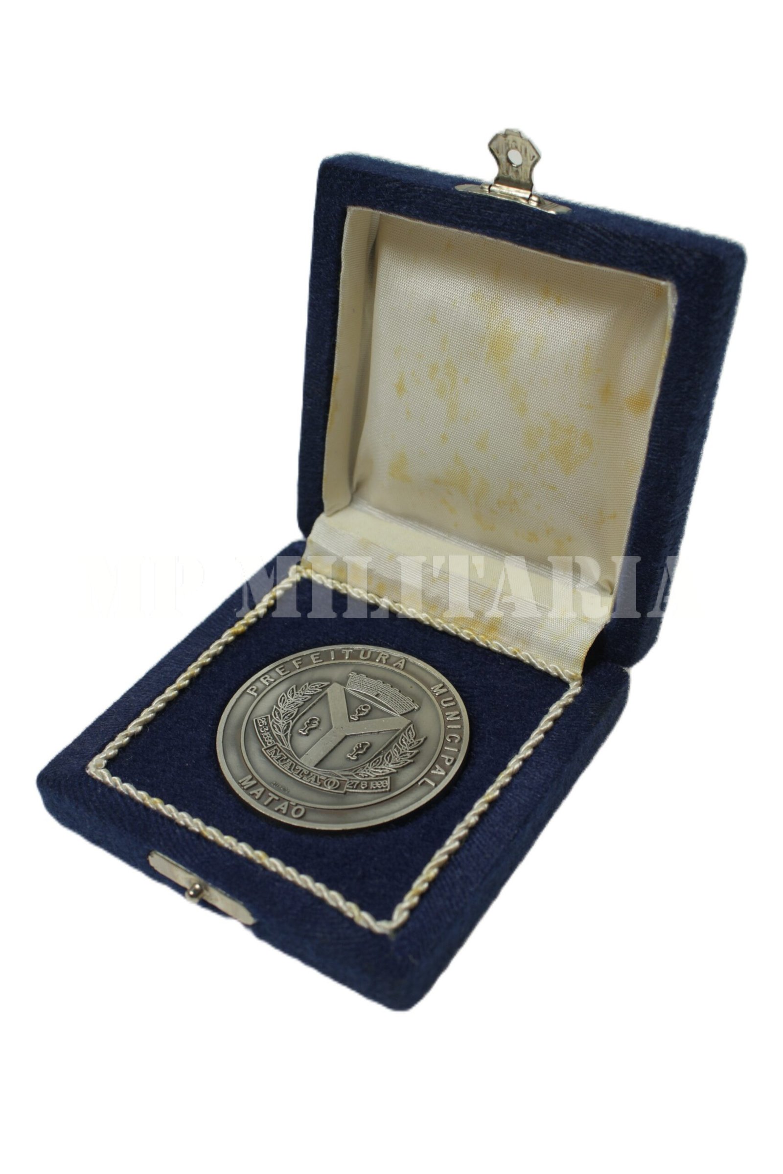 MEDALHA DE HOMENAGEM DA PREFEITURA DE MATÃO AO COMANDANTE GERAL DA POLÍCIA MILITAR DE SÃO PAULO – 1983 - Imagem 3