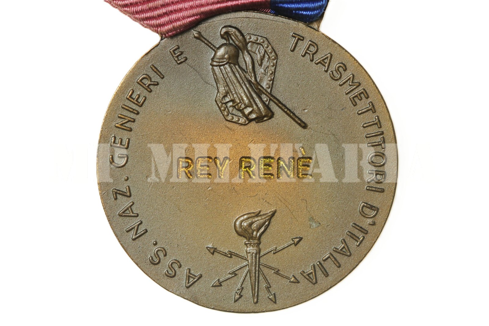 MEDALHA DA ASSOCIAÇÃO DE ENGENHEIROS E TRANSMISSORES DO EXÉRCITO ITÁLIANO – NOMINAL - Imagem 4