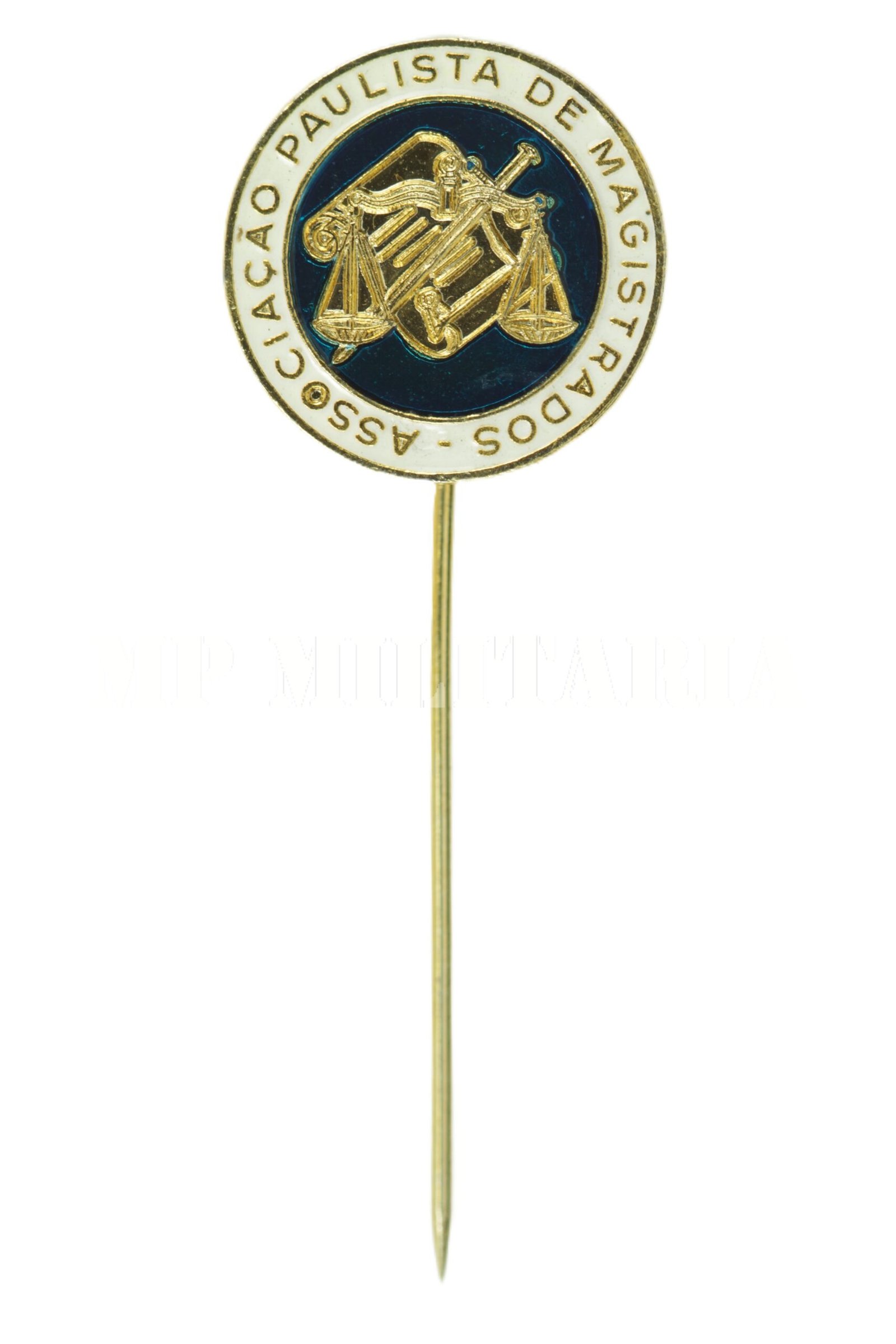 PIN DA ASSOCIAÇÃO PAULISTA DE MAGISTRADOS – BRANCO, AZUL E DOURADO - Imagem 2