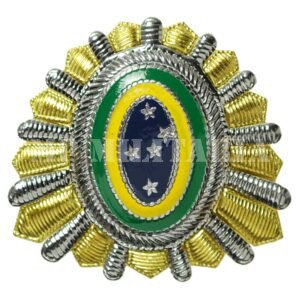 ANTIGA INSÍGNIA DE QUEPE DE SUBTENENTES E SARGENTOS DO EXÉRCITO BRASILEIRO