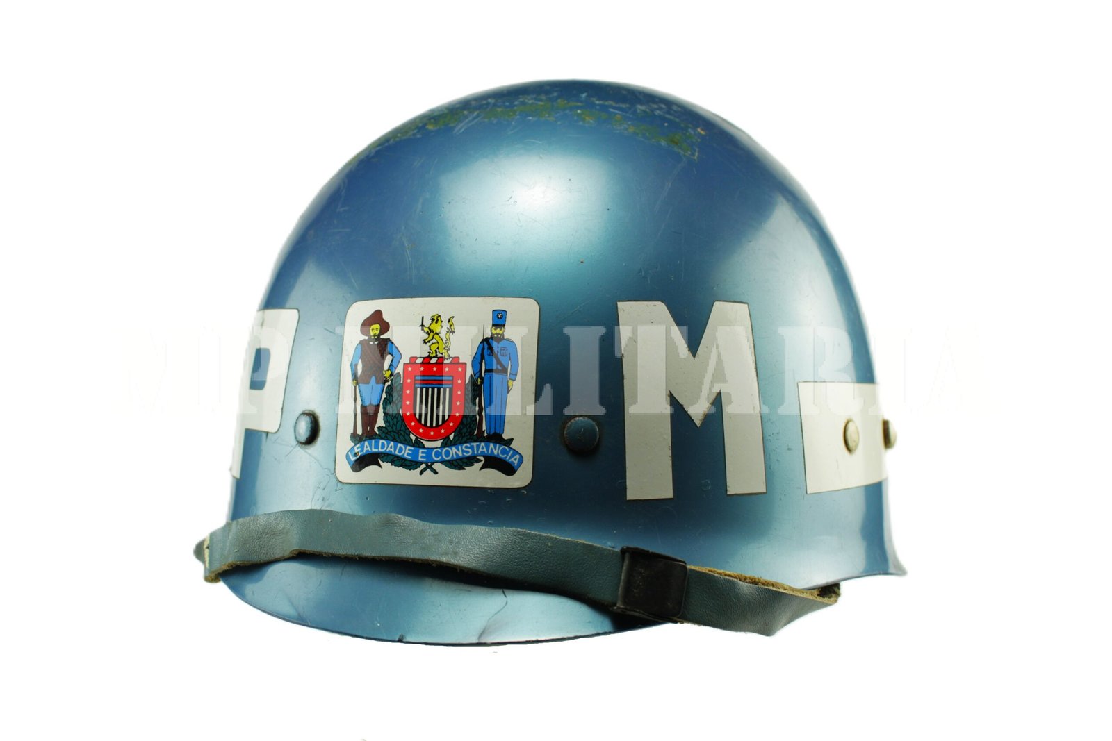 ANTIGO CAPACETE DA POLÍCIA MILITAR DE SÃO PAULO
