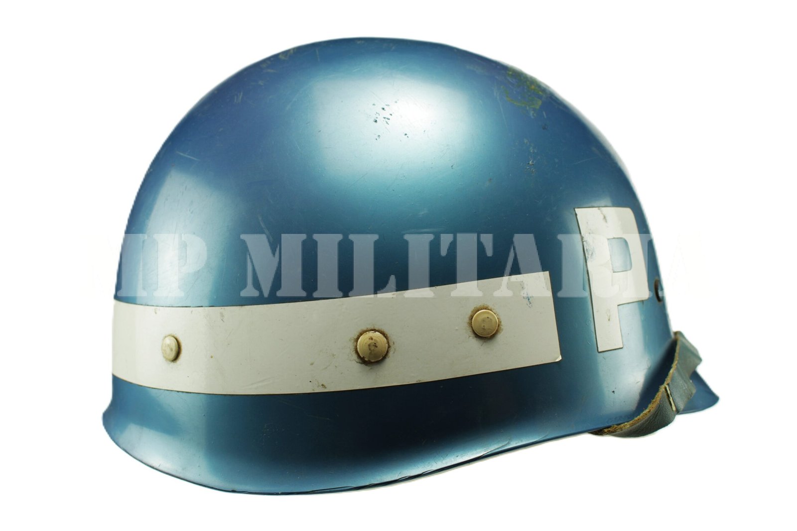ANTIGO CAPACETE DA POLÍCIA MILITAR DE SÃO PAULO - Imagem 5