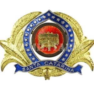 DISTINTIVO DE BOINA DE ALUNO OFICIAL DA POLÍCIA MILITAR DE SANTA CATARINA