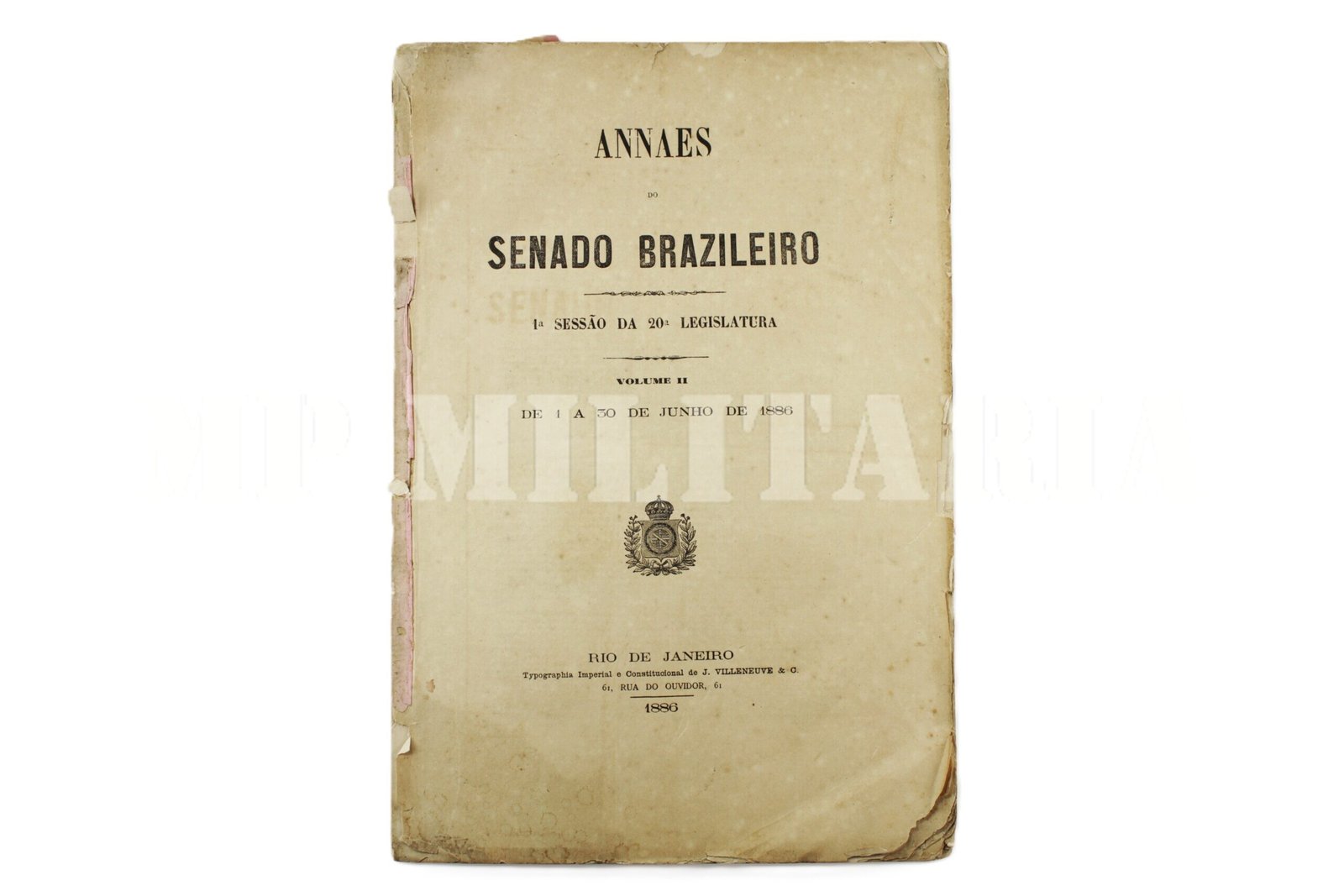 ANAIS DO SENADO DO IMPÉRIO BRASILEIRO – 1886