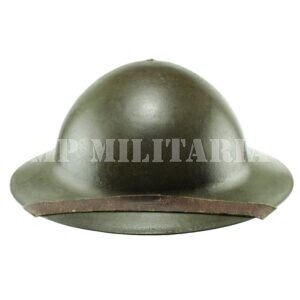 CAPACETE DE AÇO PAULISTA COMPLETO – MODELO INGLÊS – REVOLUÇÃO DE 1932
