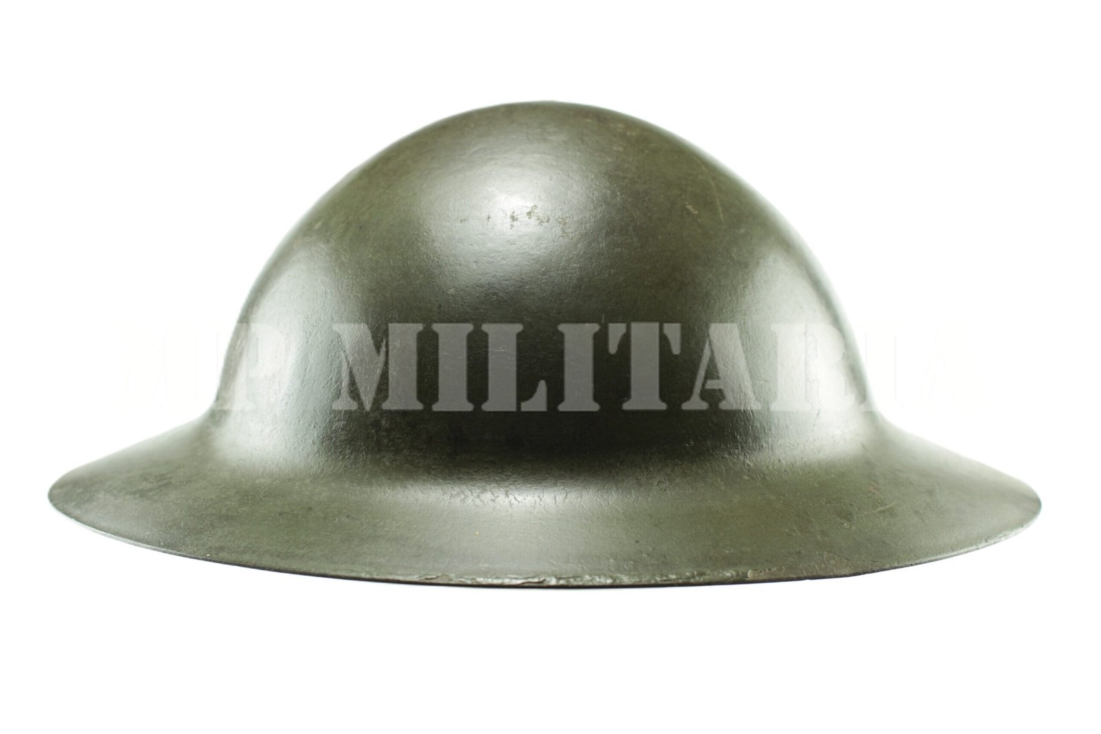 CAPACETE DE AÇO PAULISTA COMPLETO – MODELO INGLÊS – REVOLUÇÃO DE 1932 - Imagem 5