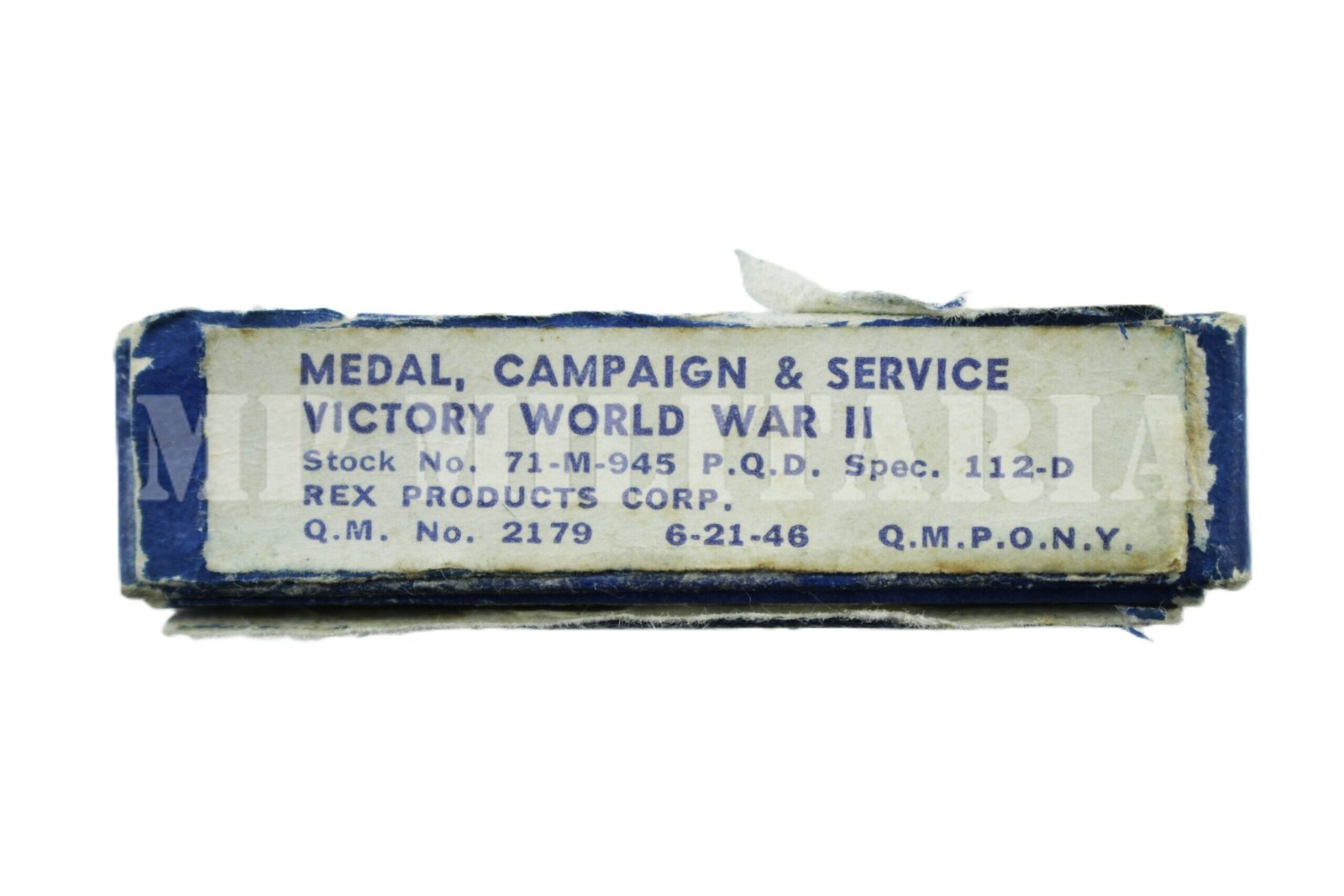 CAIXA DE MEDALHA DA MEDALHA DA VITÓRIA DA II GUERRA • ESTADO UNIDOS – ANOS 40 - Imagem 3