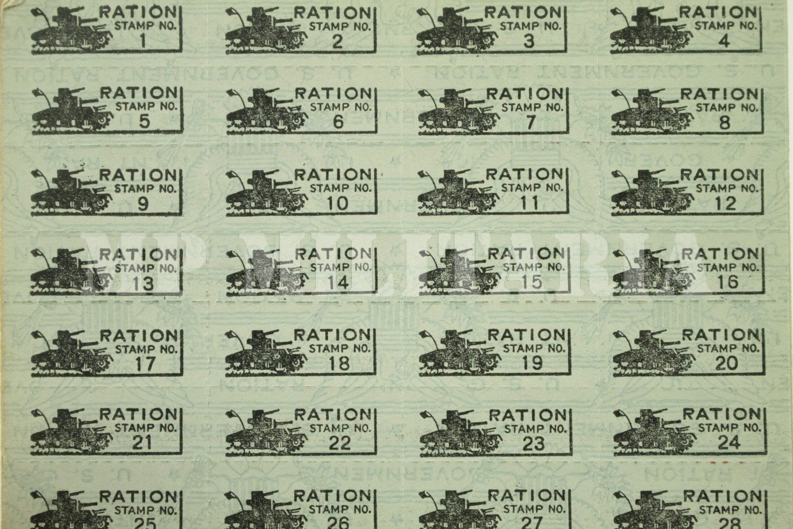CADERNETA / LIVRO DE RACIONAMENTO DE GUERRA AMERICANO • WAR RATION BOOK Nº 3 – II GUERRA - Imagem 5