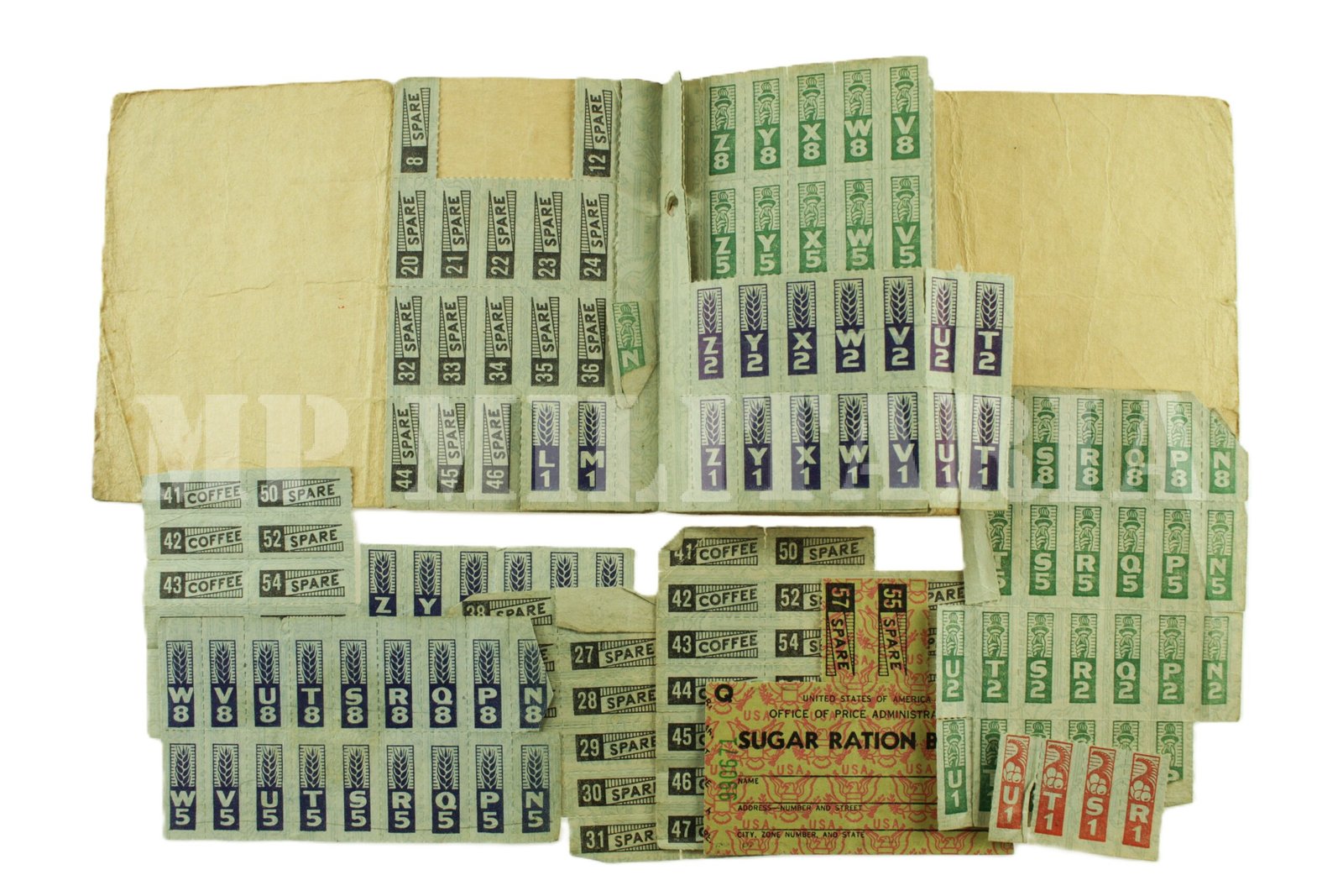 CADERNETA / LIVRO DE RACIONAMENTO DE GUERRA AMERICANO • WAR RATION BOOK Nº 4 – II GUERRA - Imagem 3