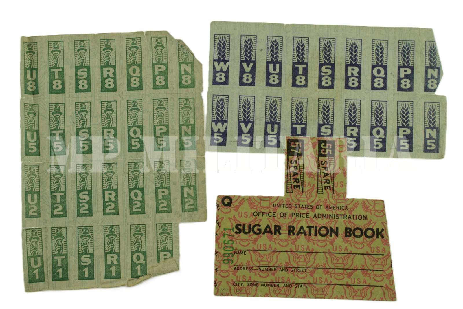 CADERNETA / LIVRO DE RACIONAMENTO DE GUERRA AMERICANO • WAR RATION BOOK Nº 4 – II GUERRA - Imagem 6