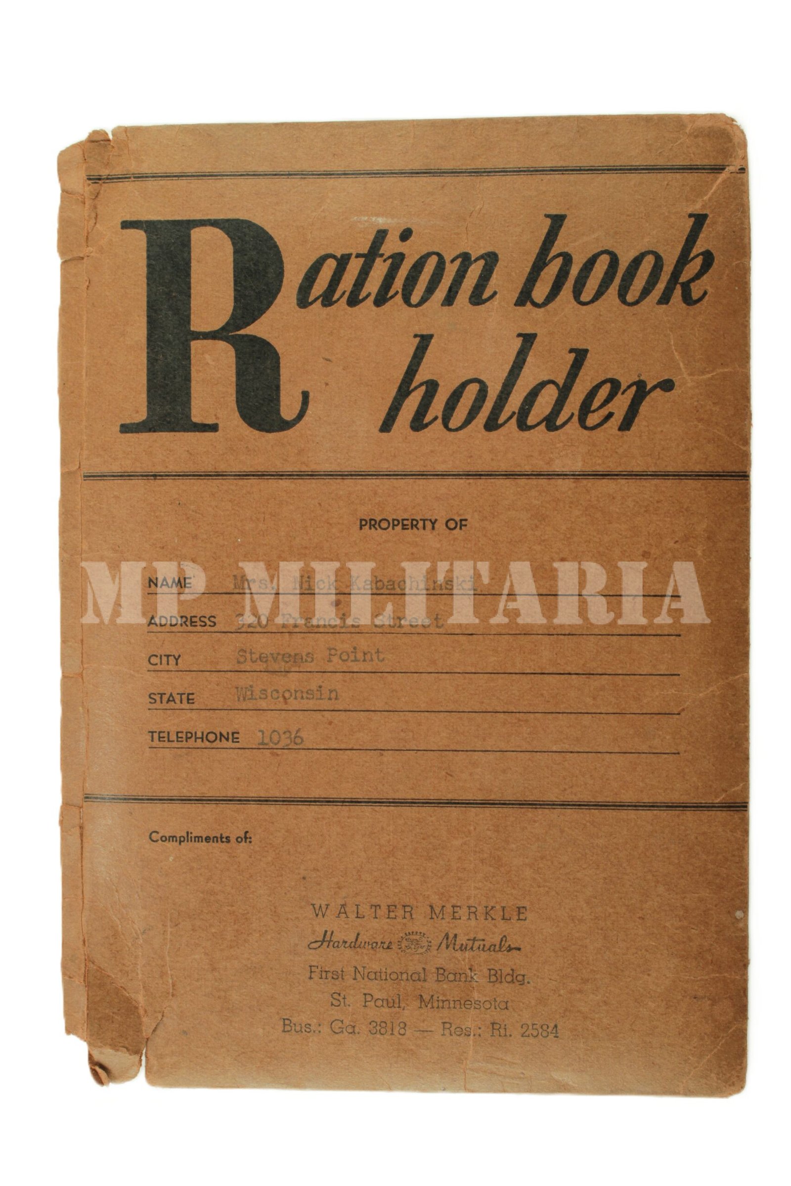 CADERNETA / LIVRO DE RACIONAMENTO DE GUERRA AMERICANO • WAR RATION BOOK Nº 4 – II GUERRA - Imagem 9