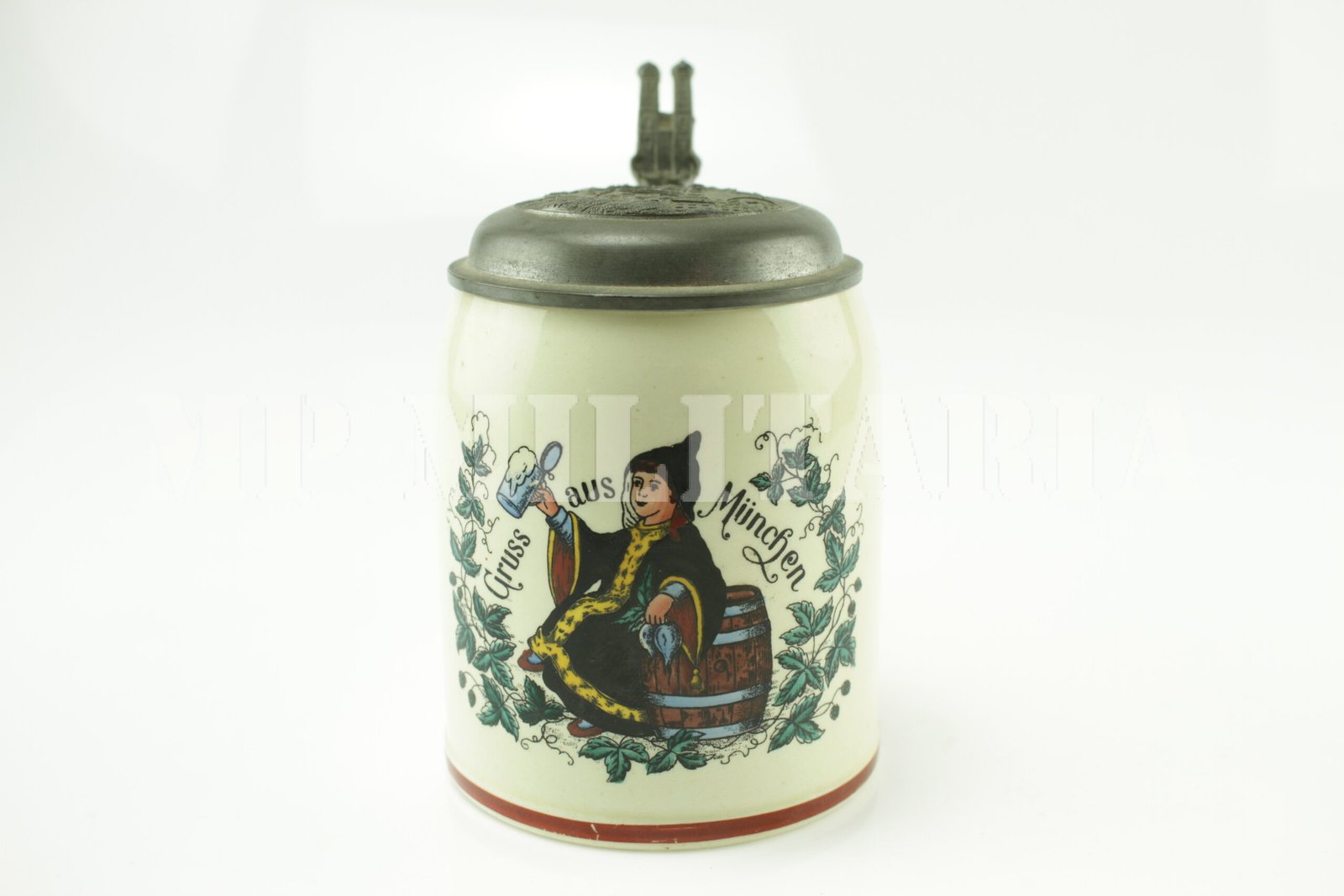 CANECA / MUG MÜNCHNER KINDL, CATEDRAL DE MUNIQUE – 1930 - Imagem 3