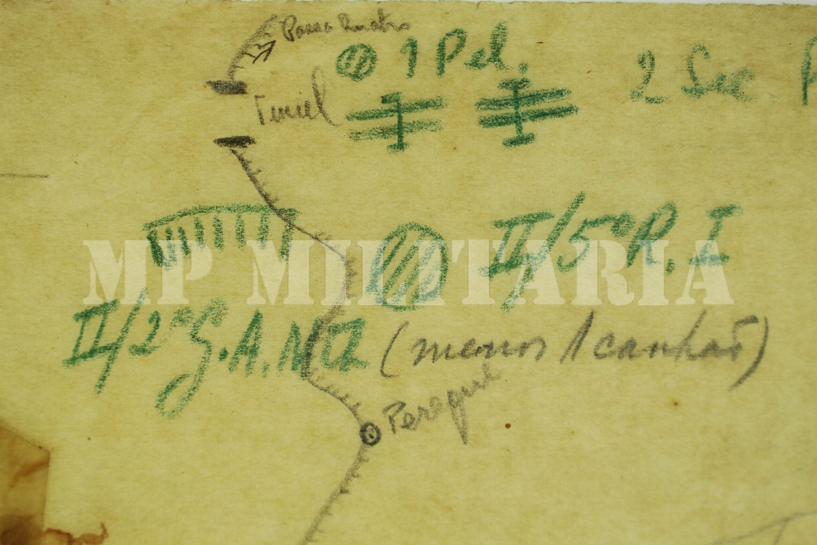RARÍSSIMO MAPA DO TEATRO DE OPERAÇÕES DA REGIÃO DO TUNEL DA MANTIQUIRA – REVOLUÇÃO DE 1932 - Imagem 3