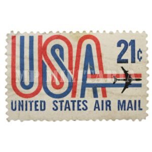 SELO USA AIR MAIL DE 21 CENTAVOS – ANOS 70