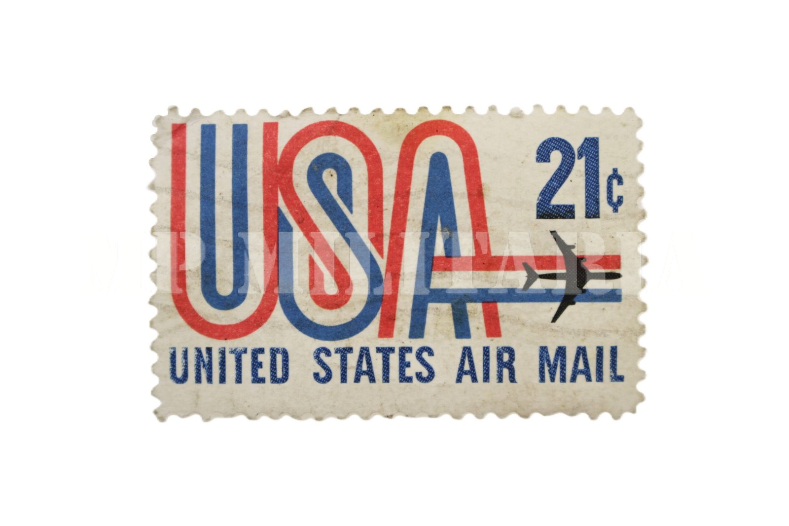 SELO USA AIR MAIL DE 21 CENTAVOS – ANOS 70