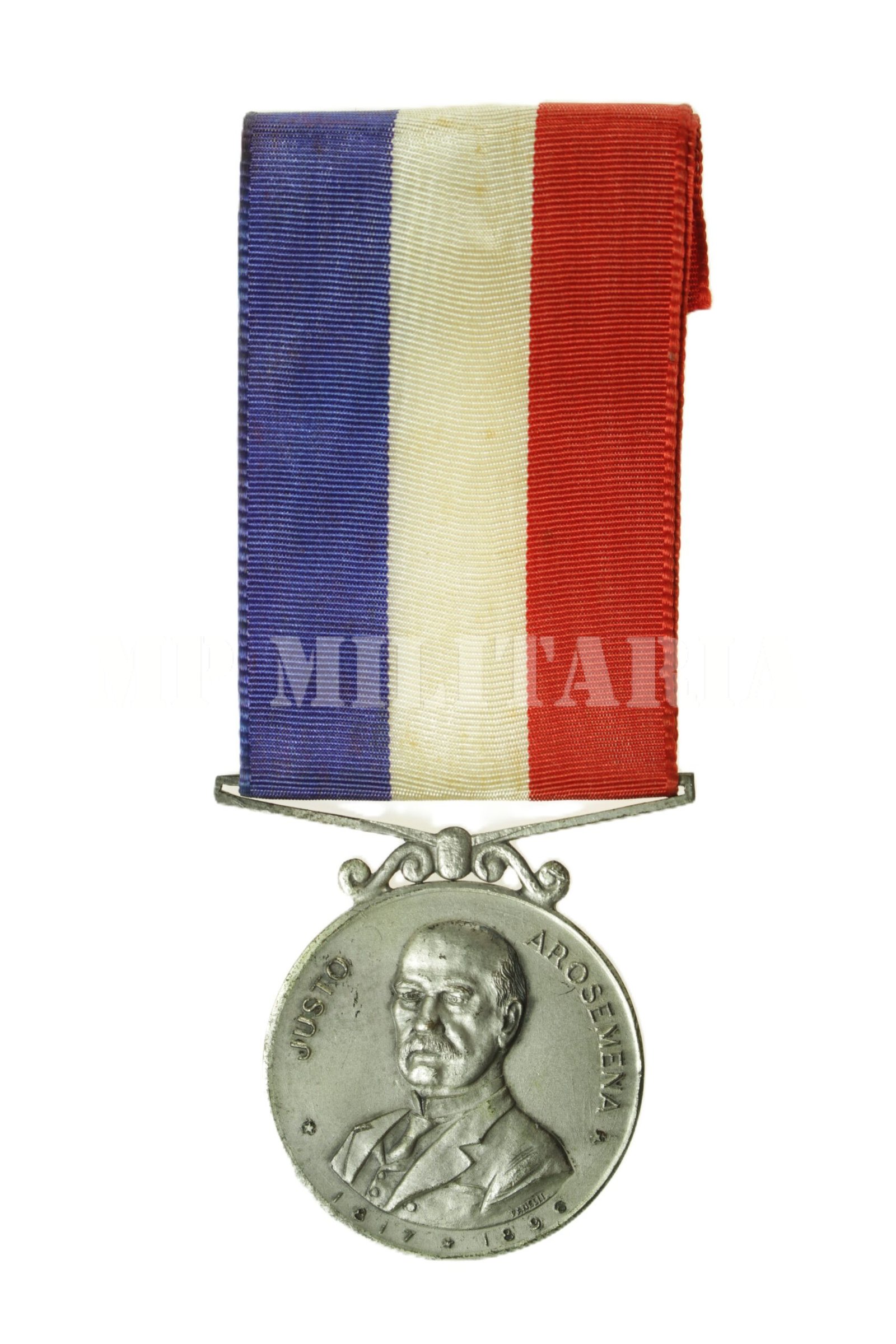 MEDALHA JUSTO AROSEMENA – INSTITUTO CULTURAL BRASILEIRO PANAMENHO – 1959 - Imagem 3