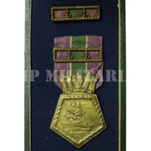 MEDALHA DO MÉRITO MARINHEIRO COM BARRETA • 2 ANCORAS NA CAIXA – MARINHA DO BRASIL