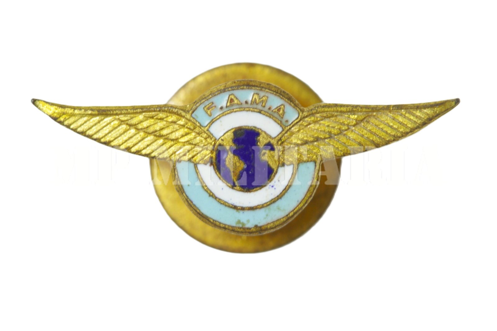 PIN DE PILOTO DA FLOTA AÉREA MERCANTE ARGENTINA FAMA – ANOS 40 - Imagem 2