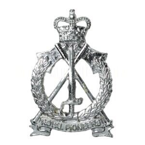 INSÍGNIA DE BOINA DO CORPO DE PIONEIROS REAIS – ROYAL PIONEERS CORPS - EXÉRCITO BRITÂNICO